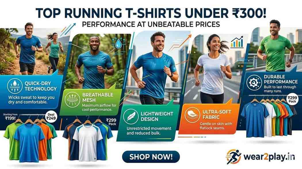 Best Running T-shirts under 300