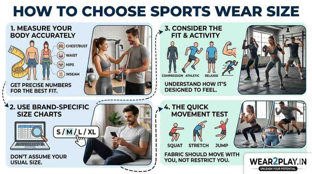 How to Choose Sports Wear Size?