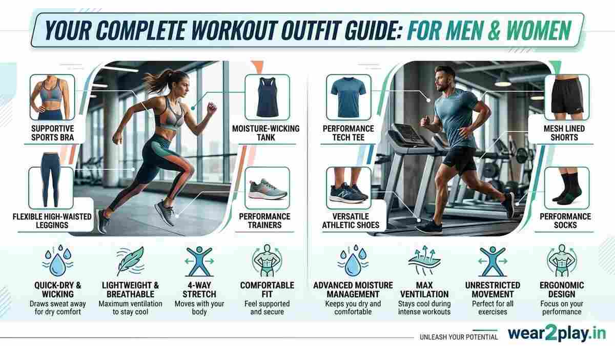 Workout Outfit Guide for Men and Women